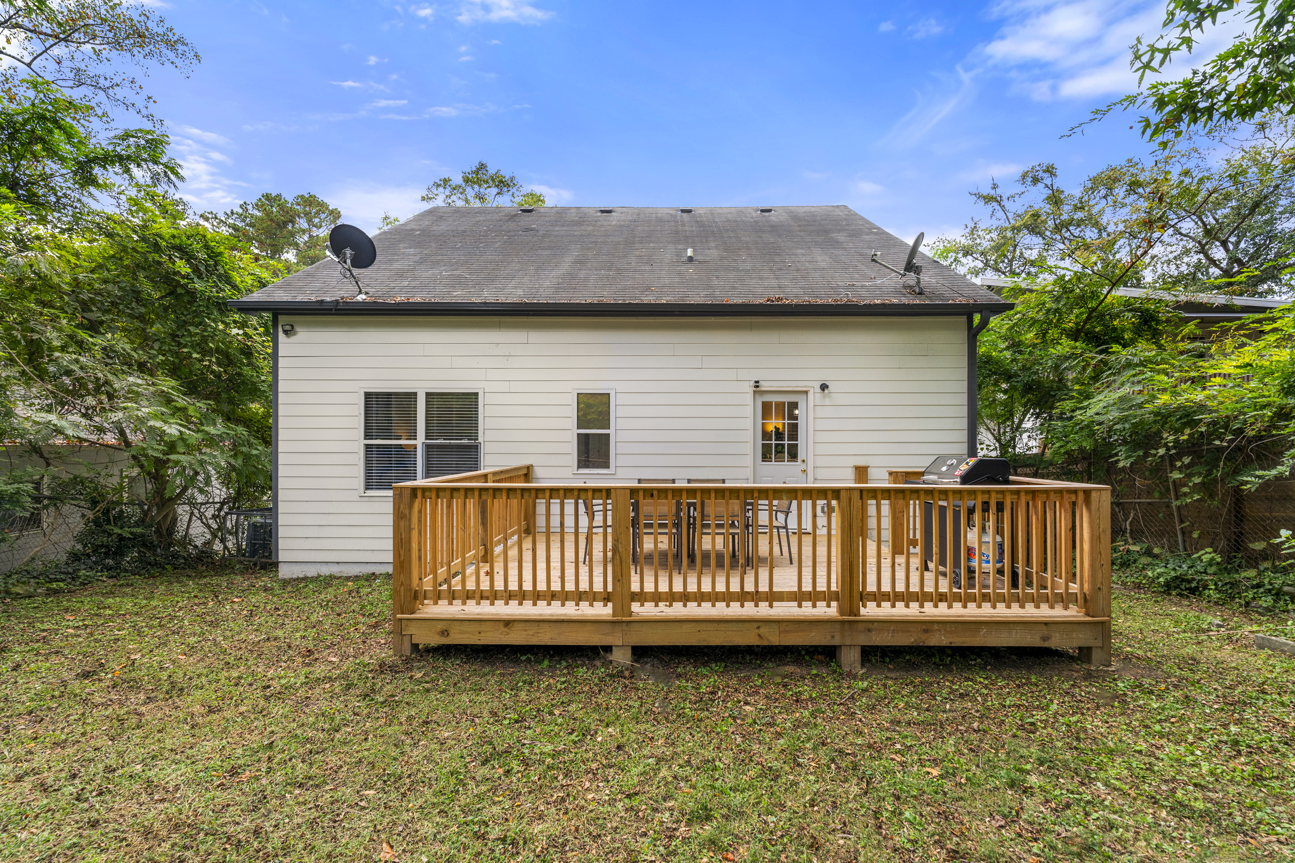 Relax and recharge in the private backyard—perfect for morning coffee or evening wine.