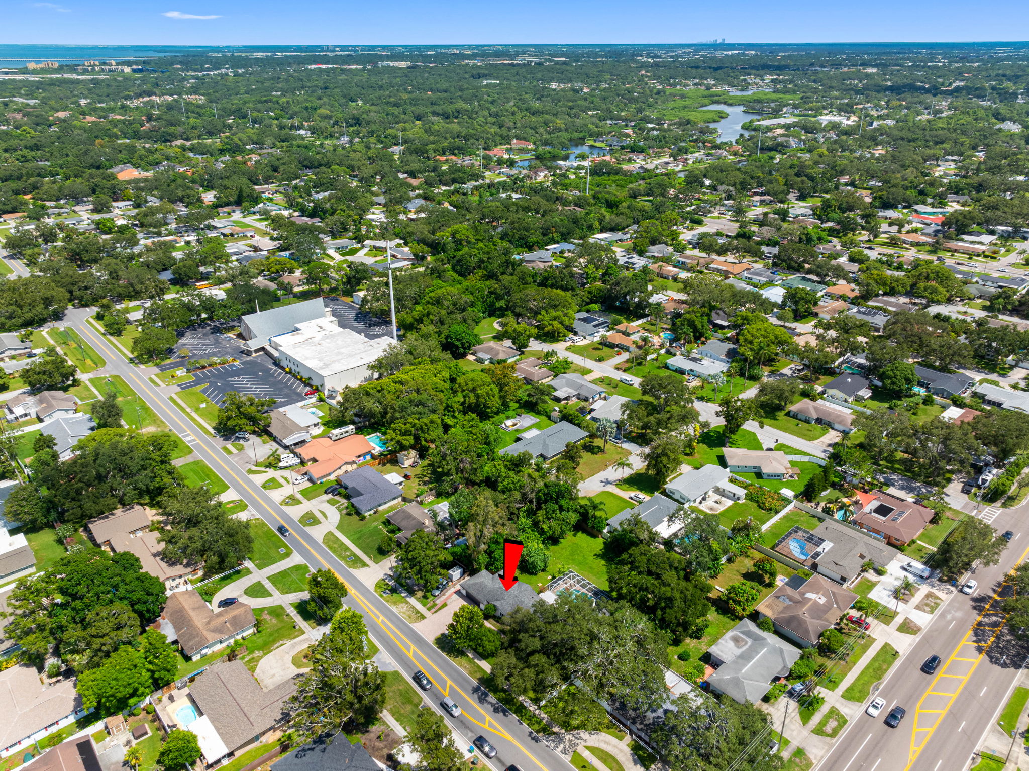 Aerial View of the Neighborhood