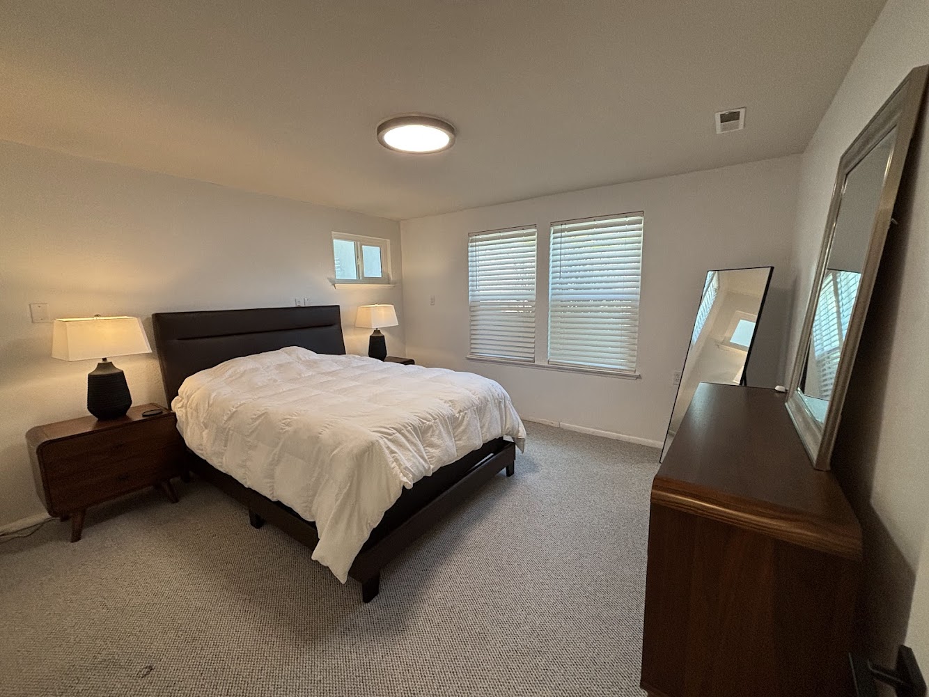 Lower level guest bedroom