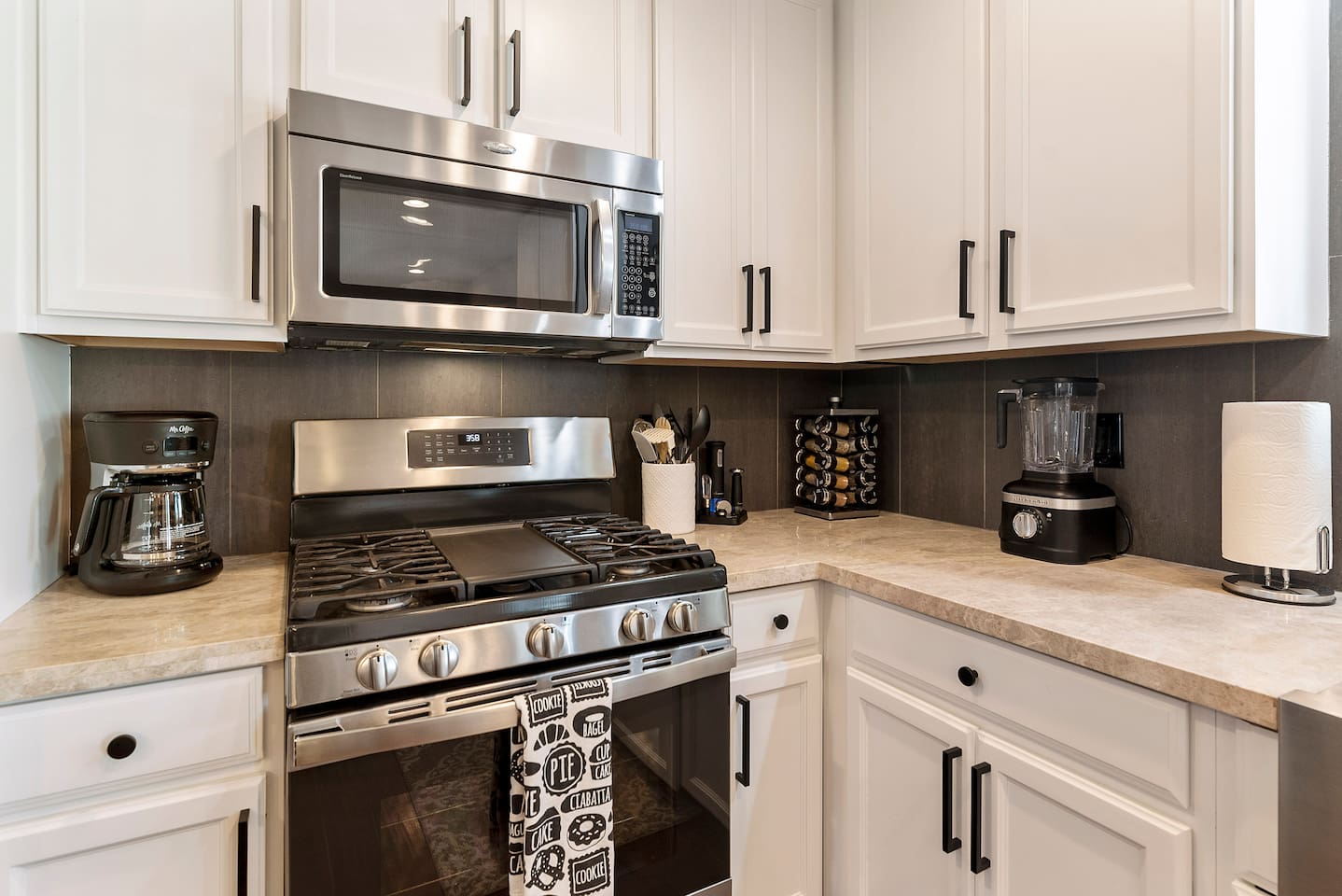 Gas Stove and all the essentials of home.