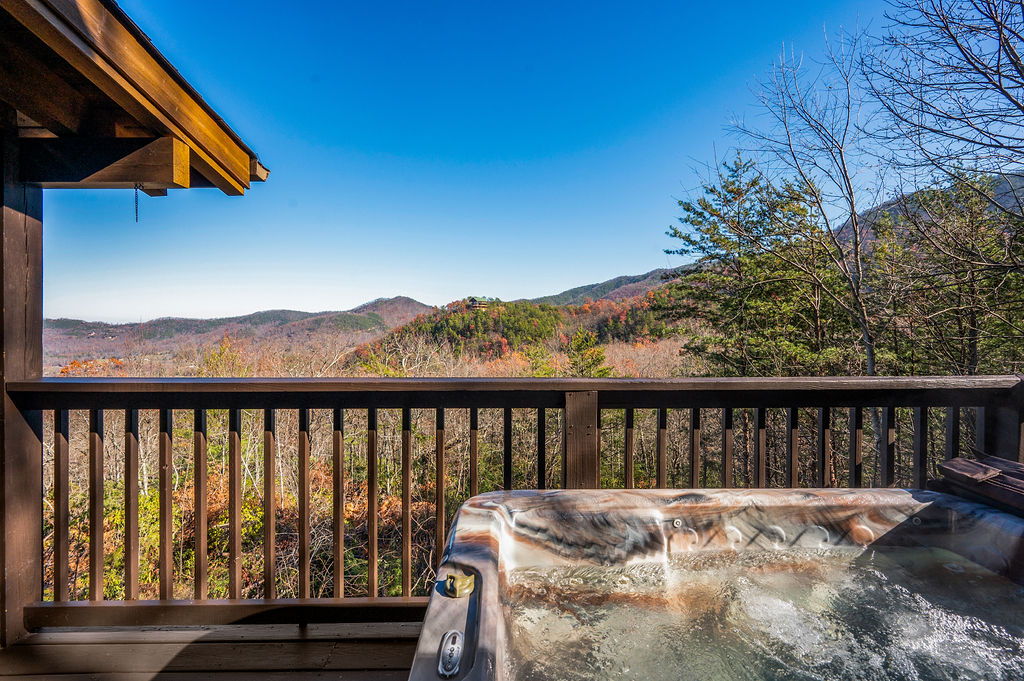 View from hot tub