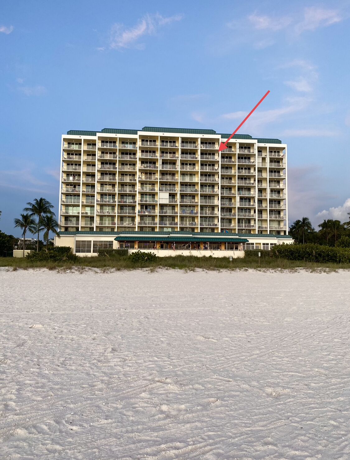 Condo location within the Apollo building complex