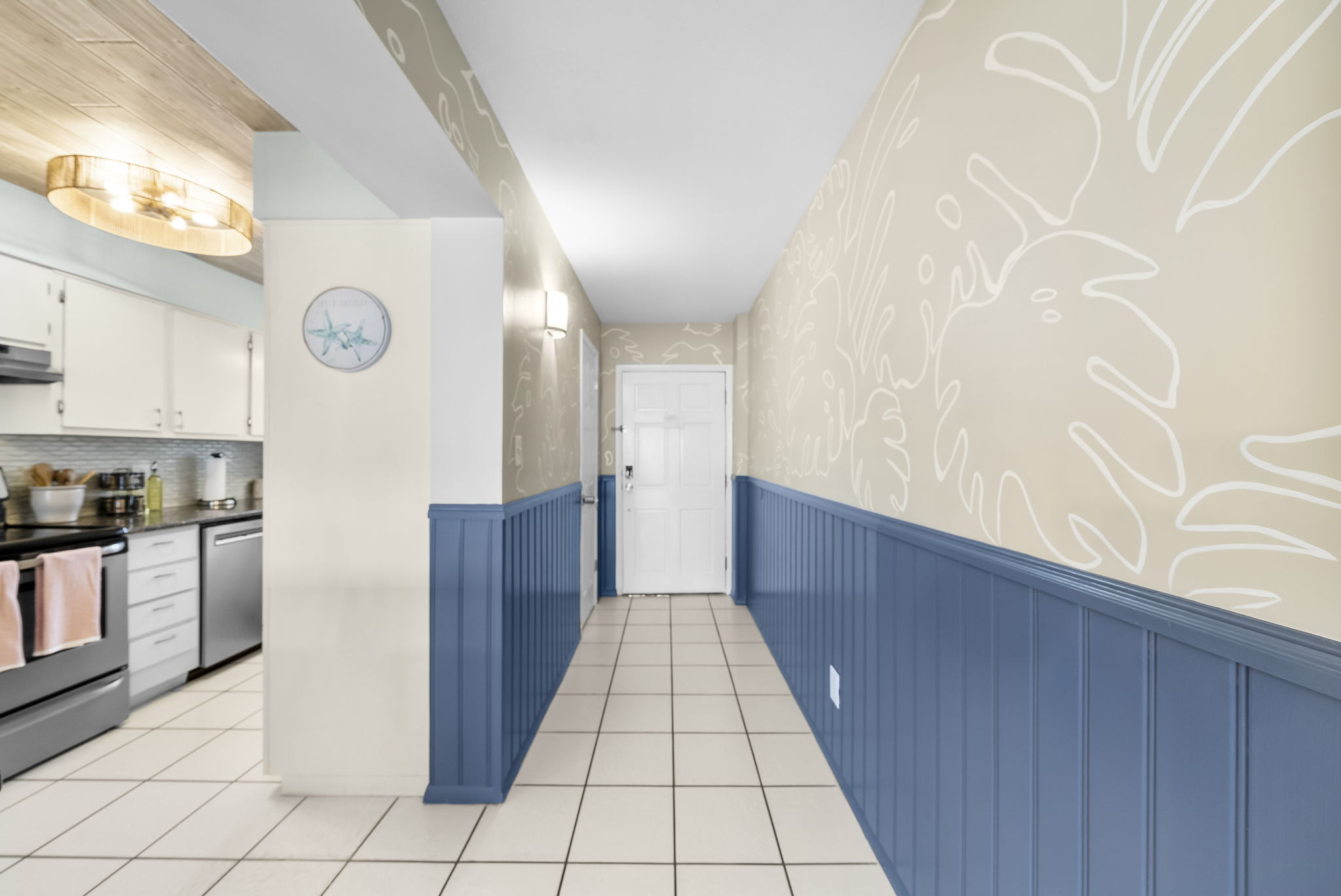 Entry hall where you'll enter into your dream beachfront vacation.