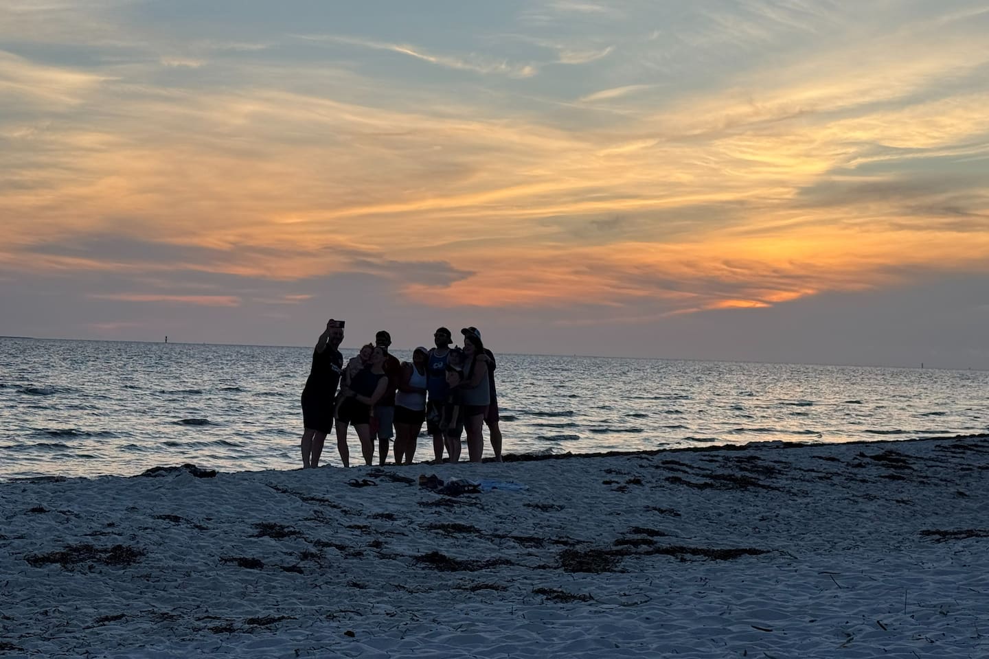 Make special memories with friends and family on the white sands of the private beach!