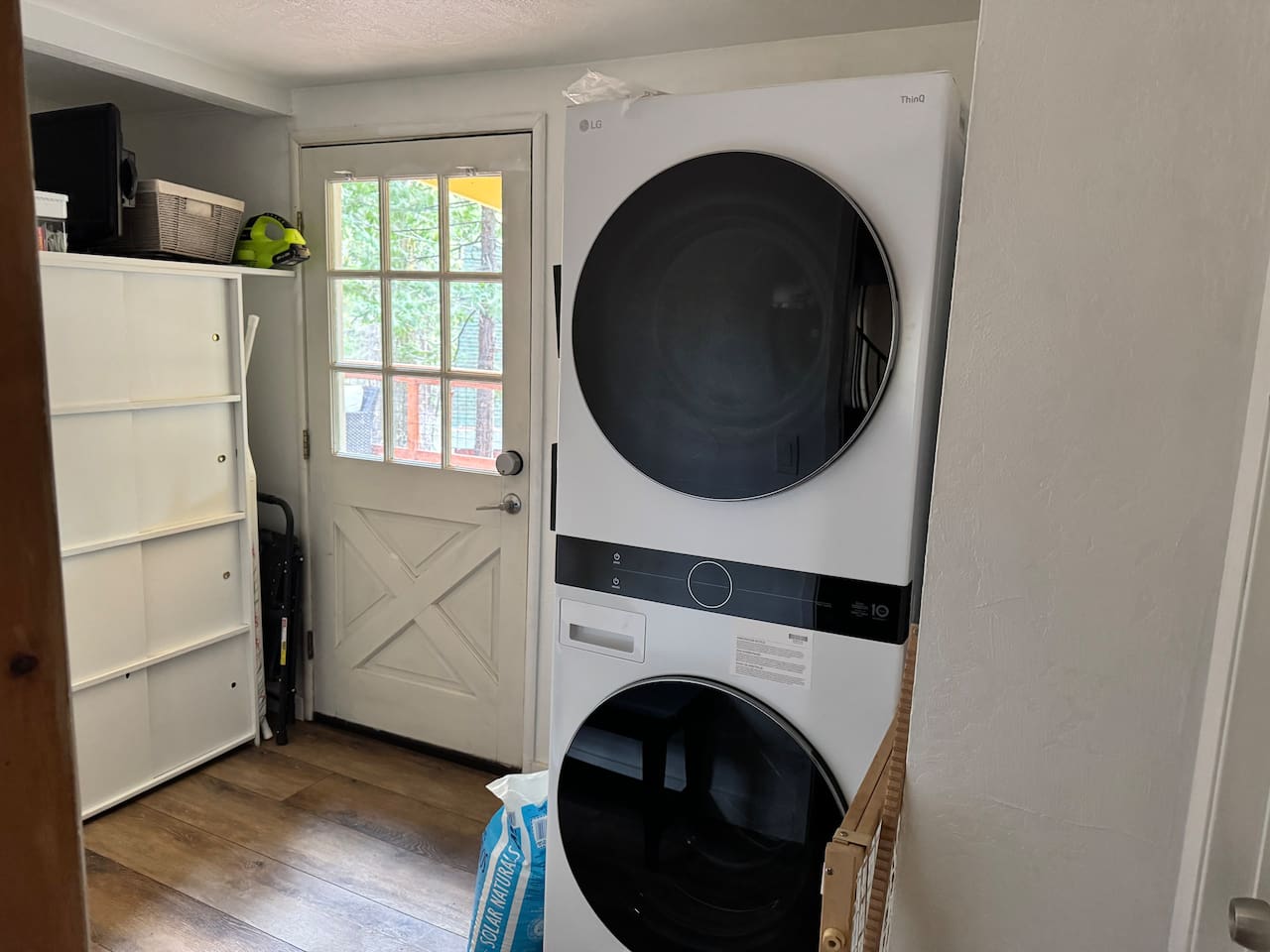 Head home with the laundry already done! Full size stackable washer and dryer are there for you to use!