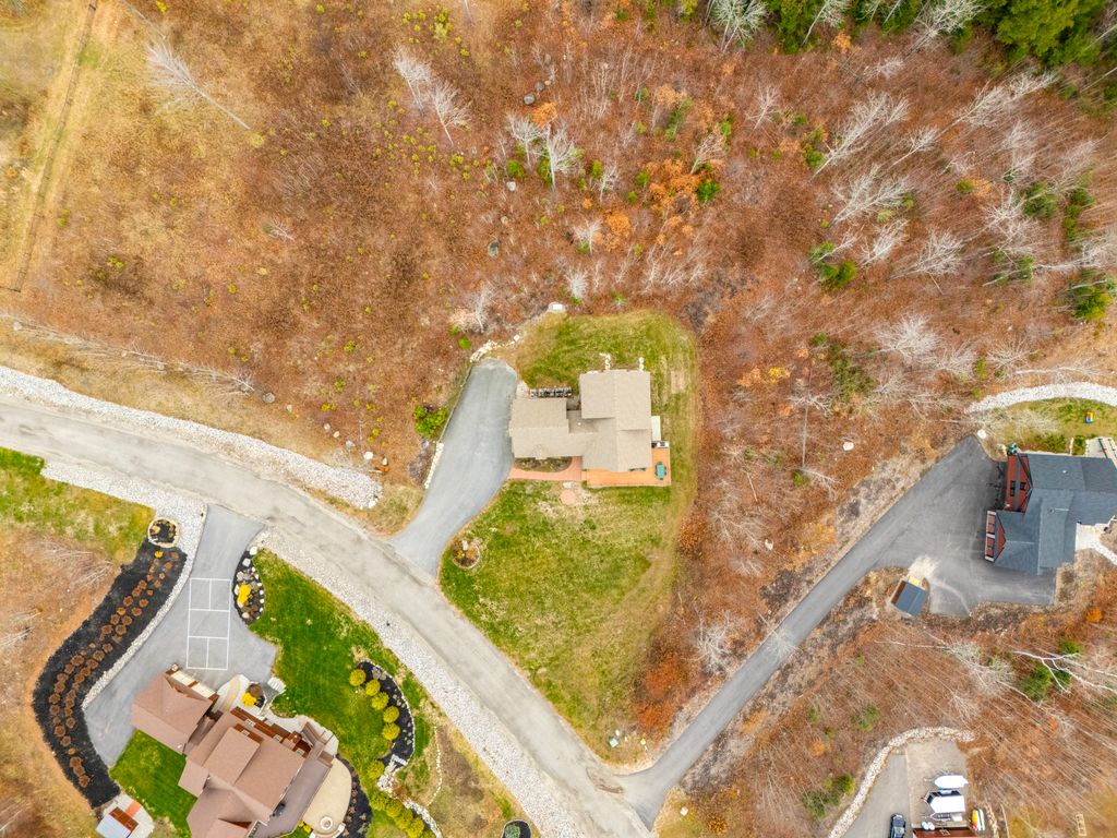 A bird’s-eye view of your private mountain retreat.