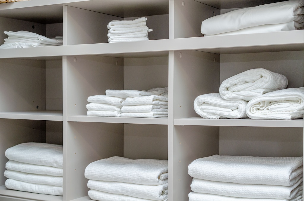 Premium waffle weave linens.