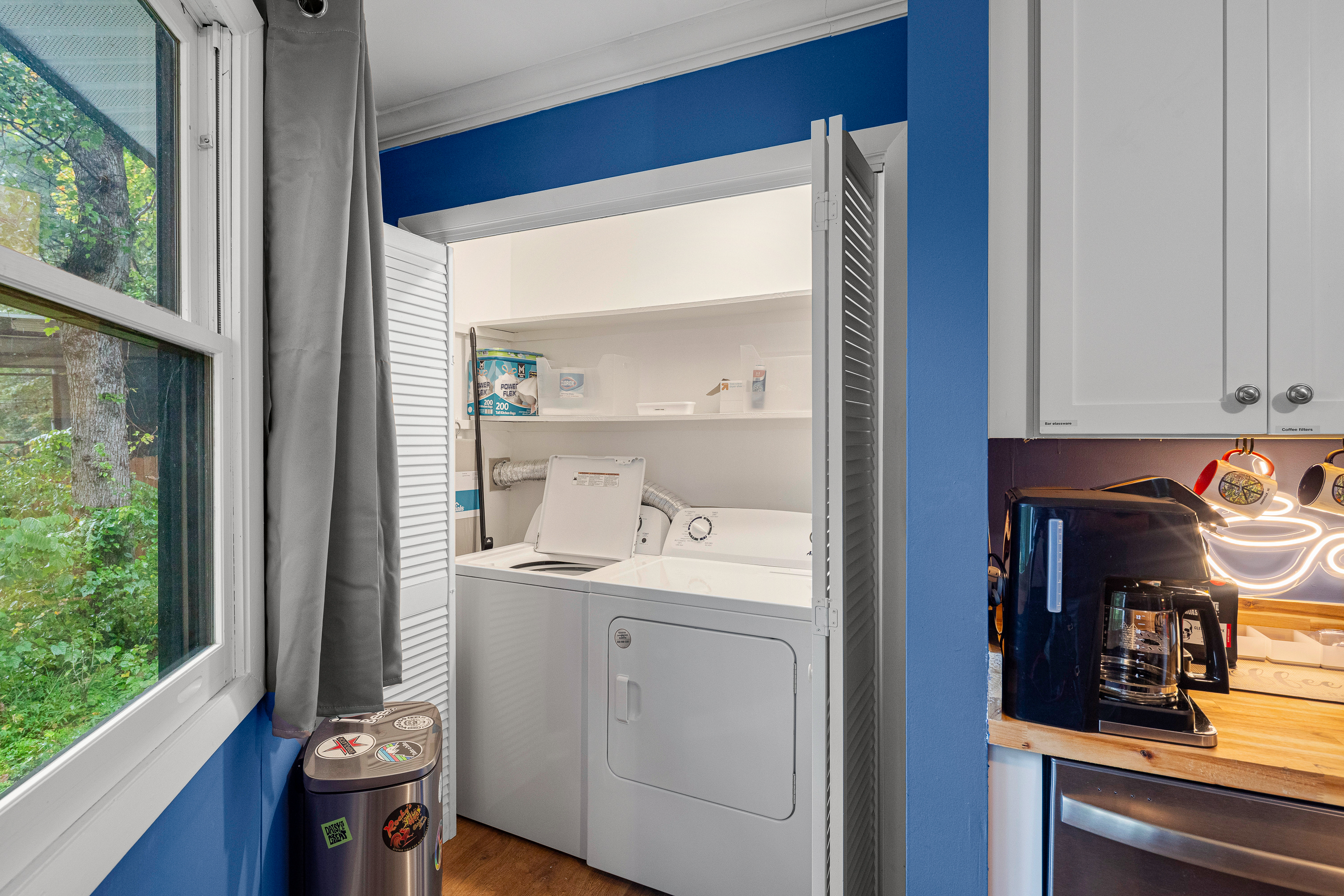 With on site laundry, no need to pack heavy!