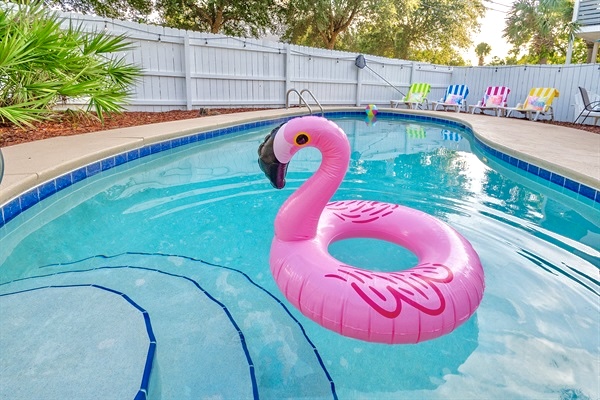 Private Pool, Fenced and in Front yard. Pool Heat Available
