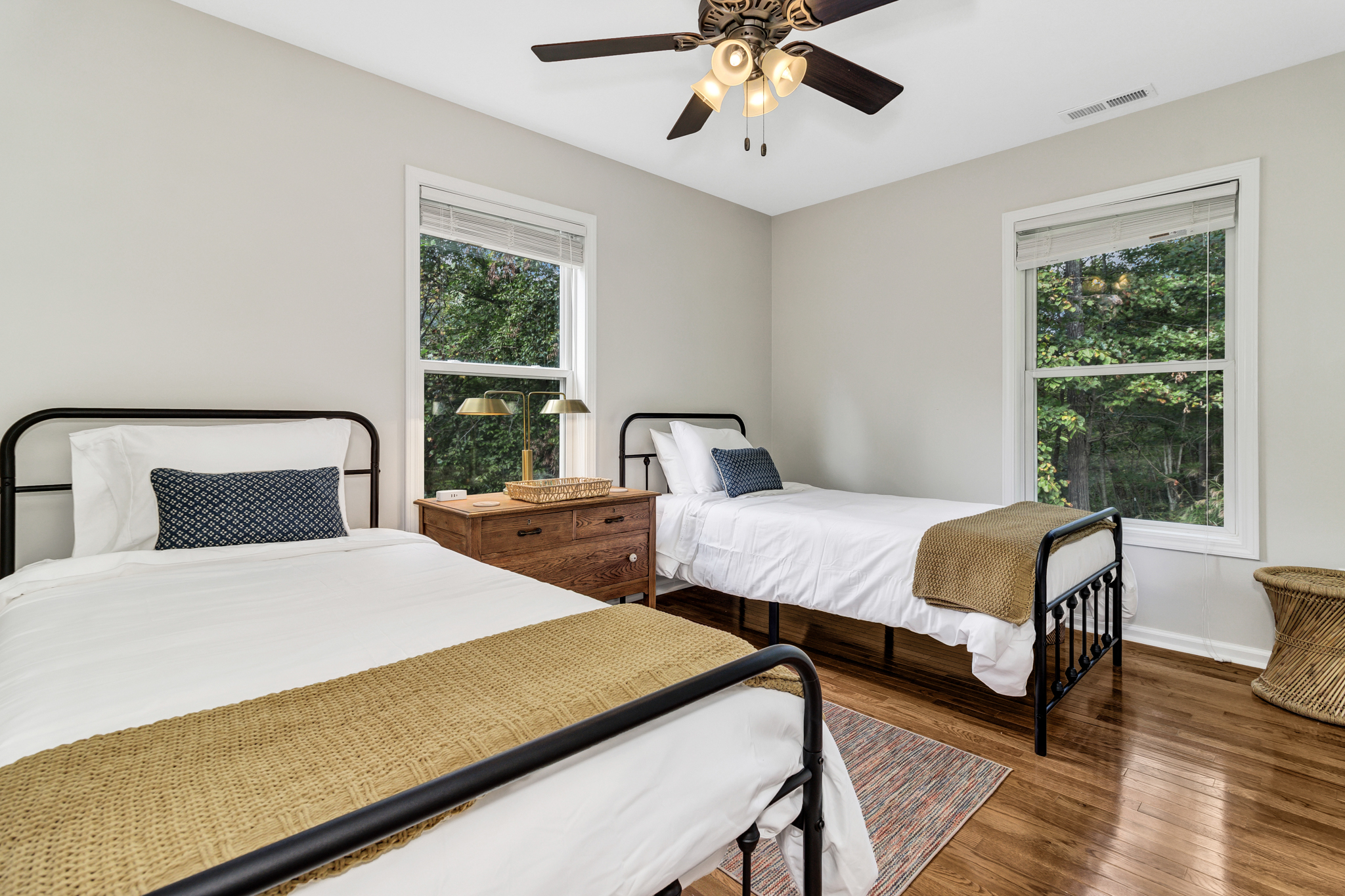 Fourth Bedroom - Upstairs - Two Twin Beds