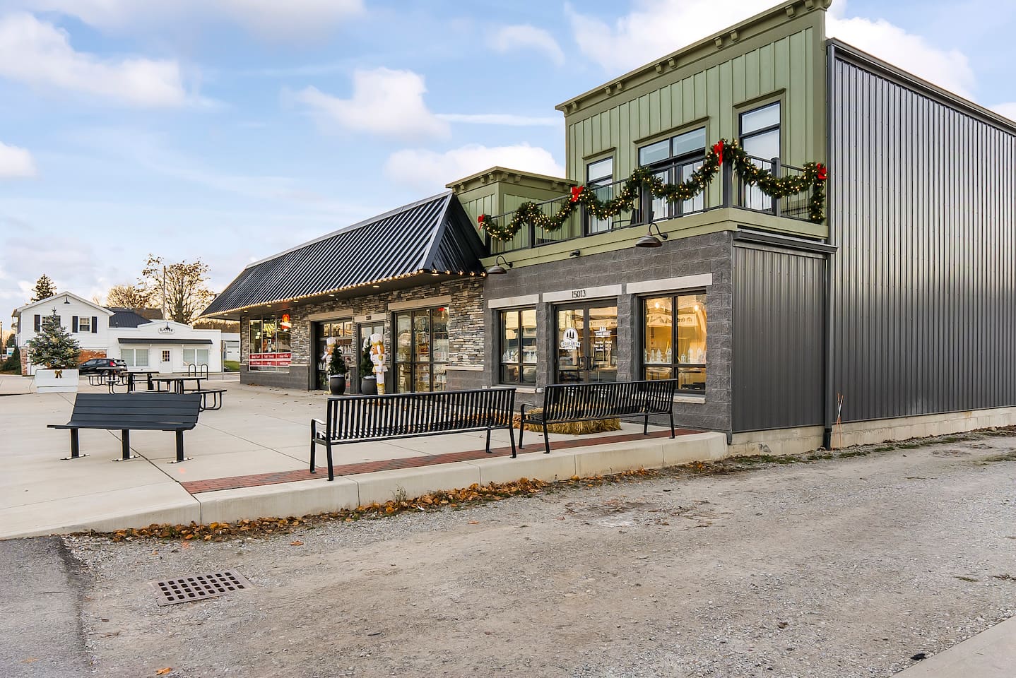 Nearby shopping and dining options within minutes of the property.