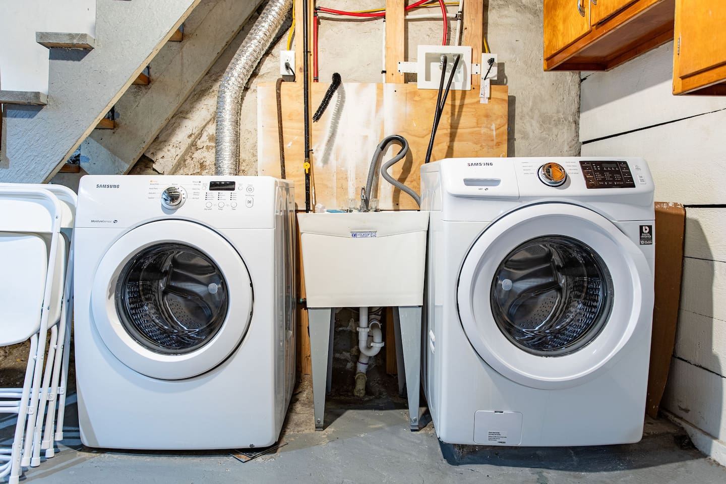 Dryer and Washer.