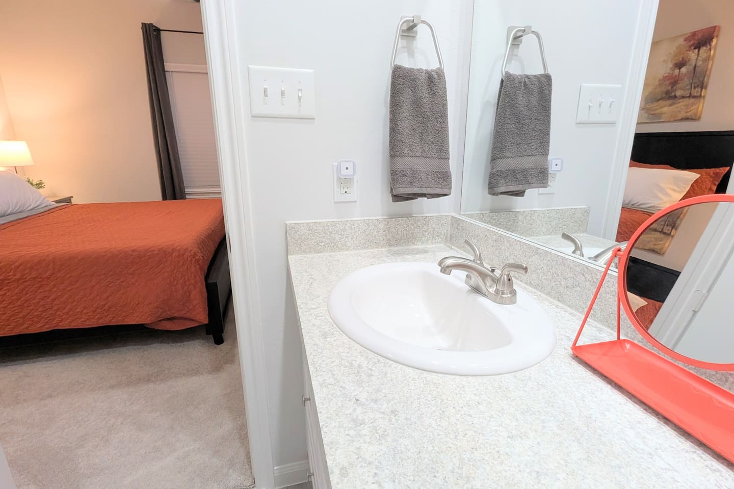 Easy access to the primary bedroom. 