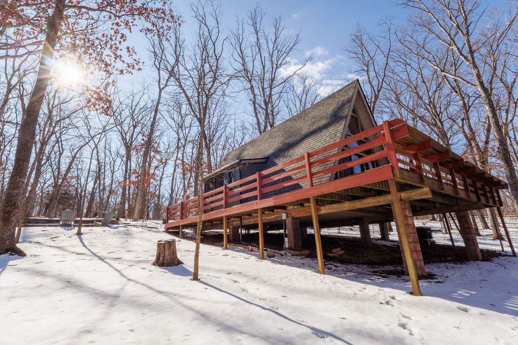 Large wrap around deck