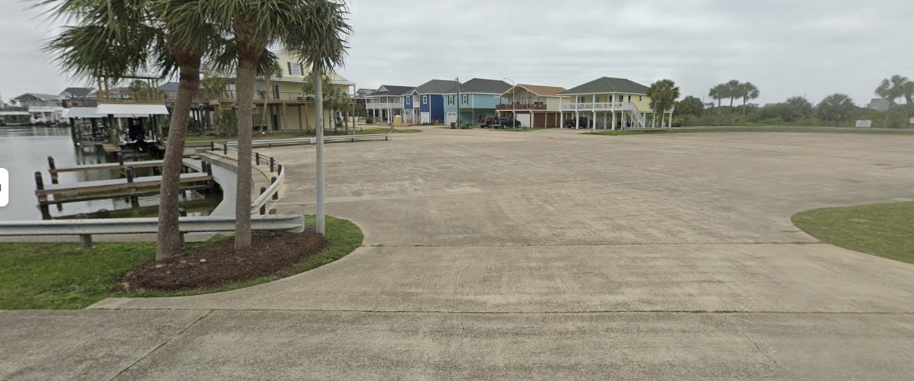 Neighborhood boat ramp