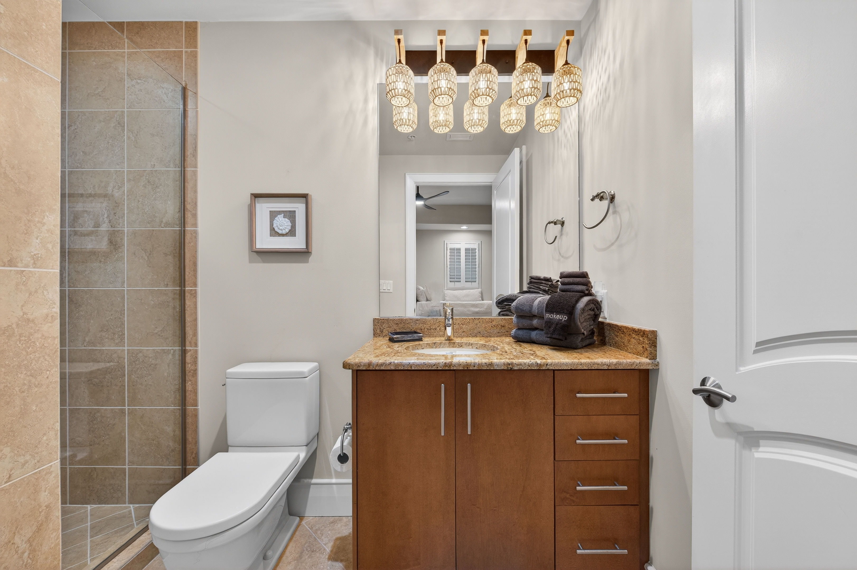 Second bathroom, shower