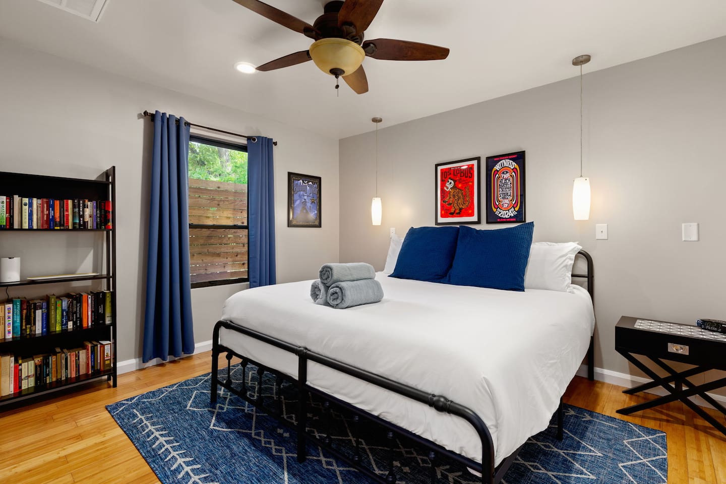 Second King bedroom with plush linens and smart TV for hotel comfort in a private retreat.