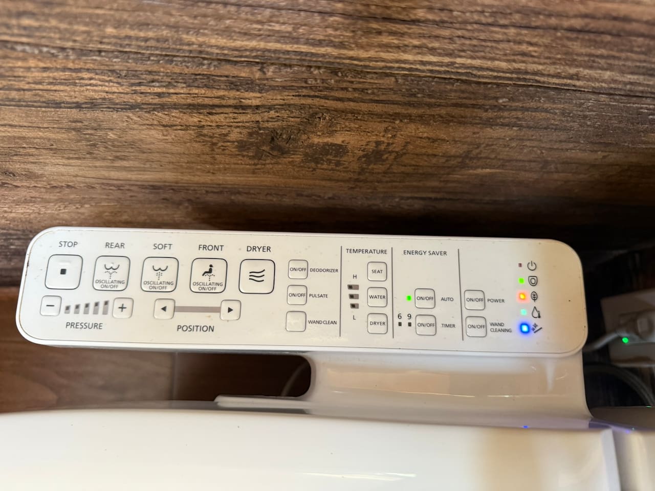 High-end (no pun intended) Toto Bidet Toilet!  :-) 