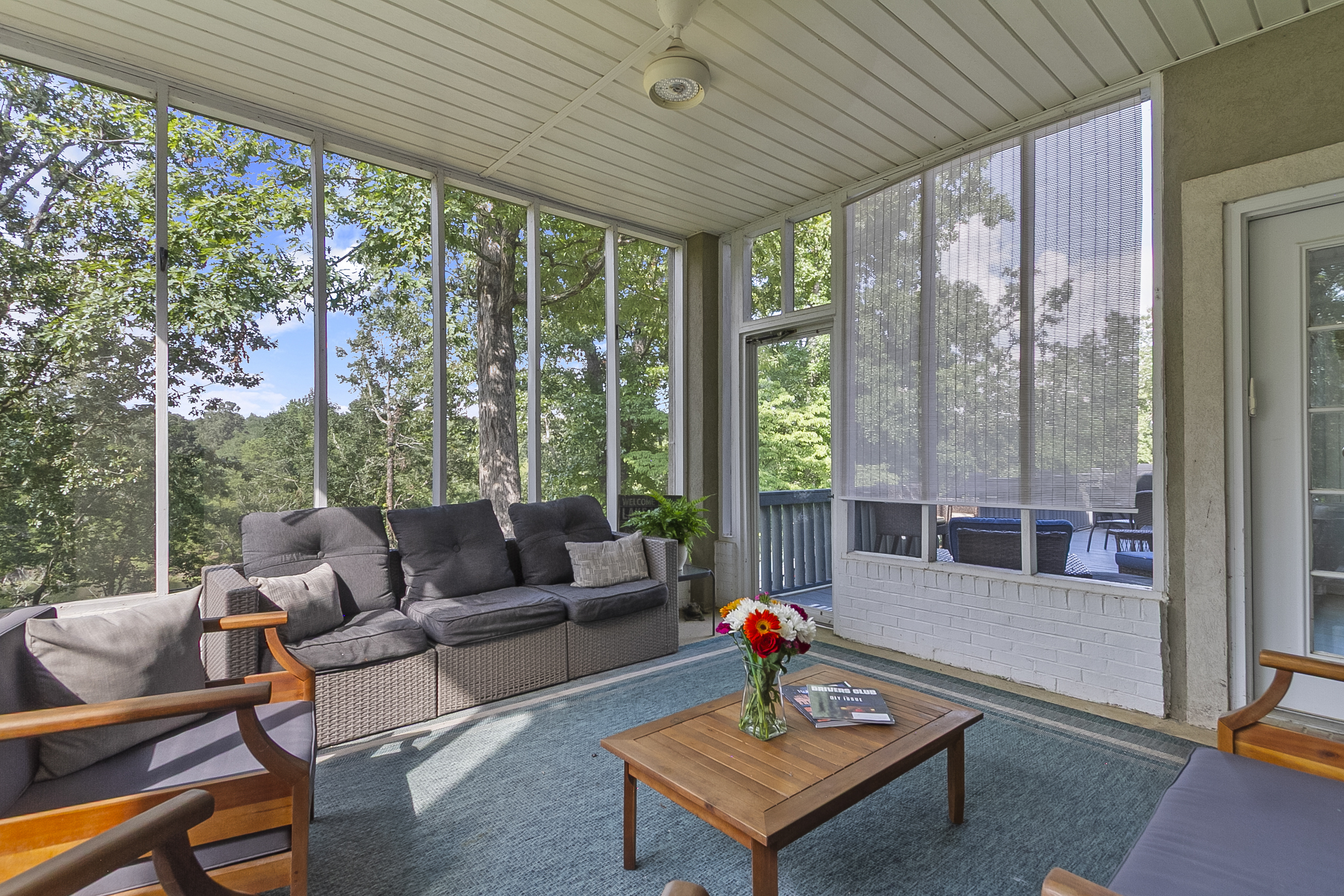 Screened Back Porch l Perfect for Morning Coffee or Afternoon Relaxing