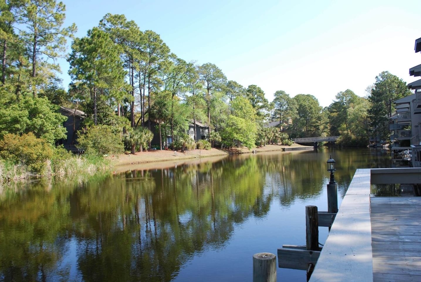 Lagoon in Palmetto Dunes