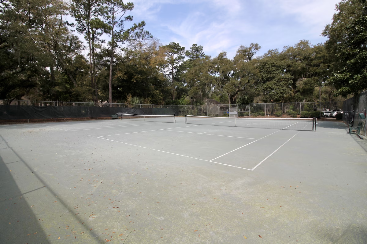 4 clay tennis & pickleball courts for villa guests only