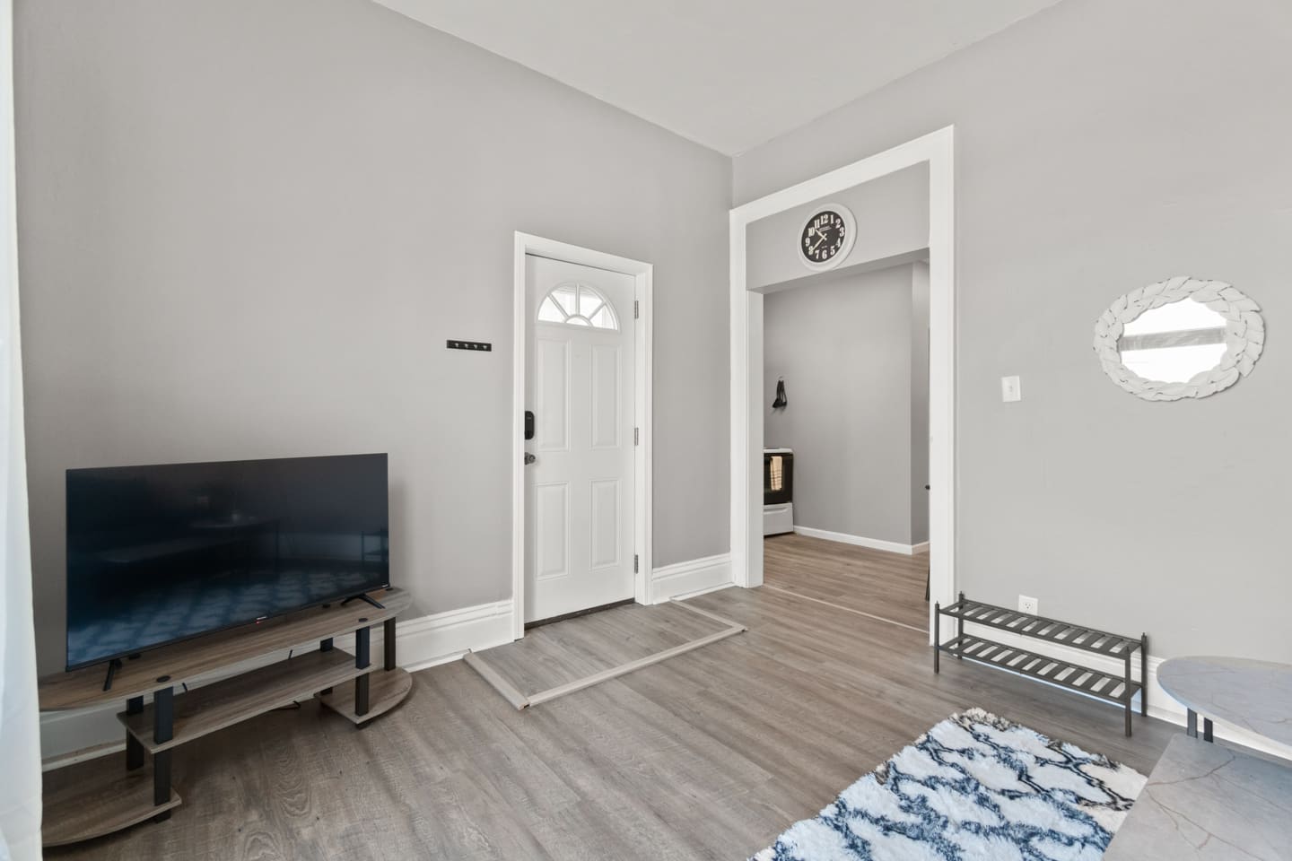 Relax in our cozy living room complete with a TV for your entertainment.