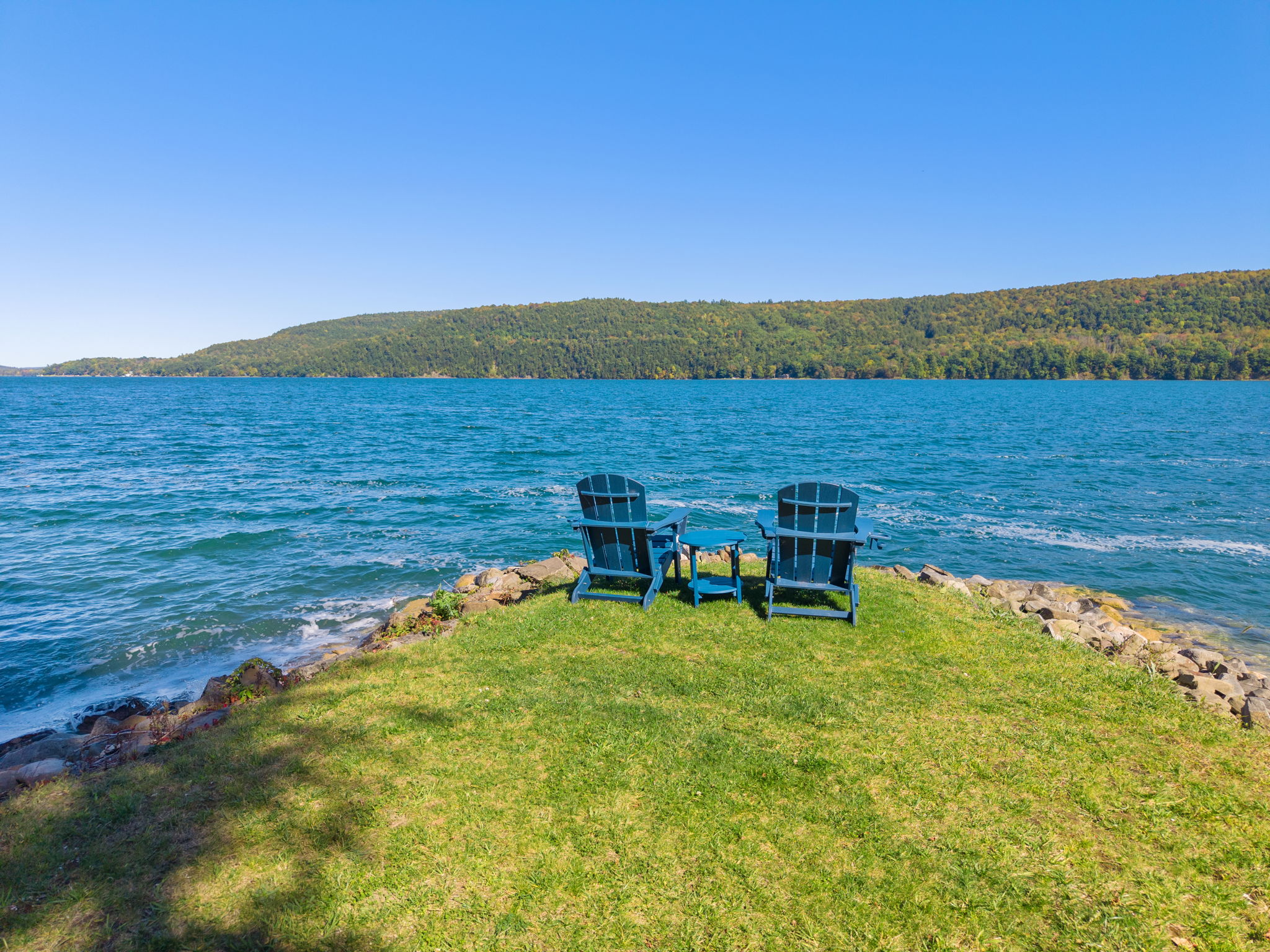 Shared waterfront on Otsego Lake
