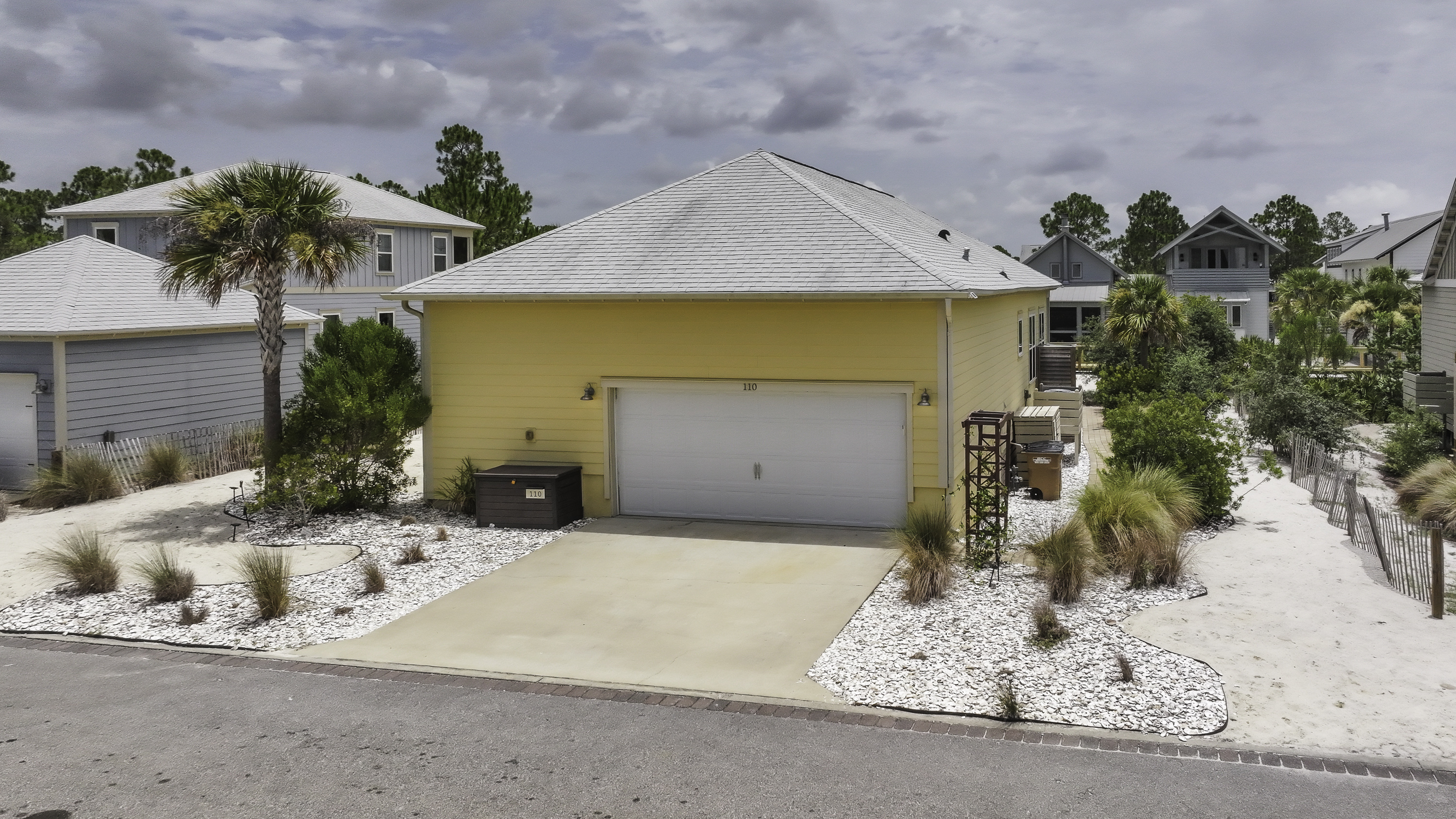 Spacious driveway provide convenient parking for 2 vehicles