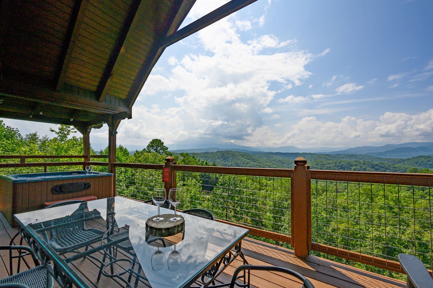 What a beautiful spot to watch the clouds roll in!
