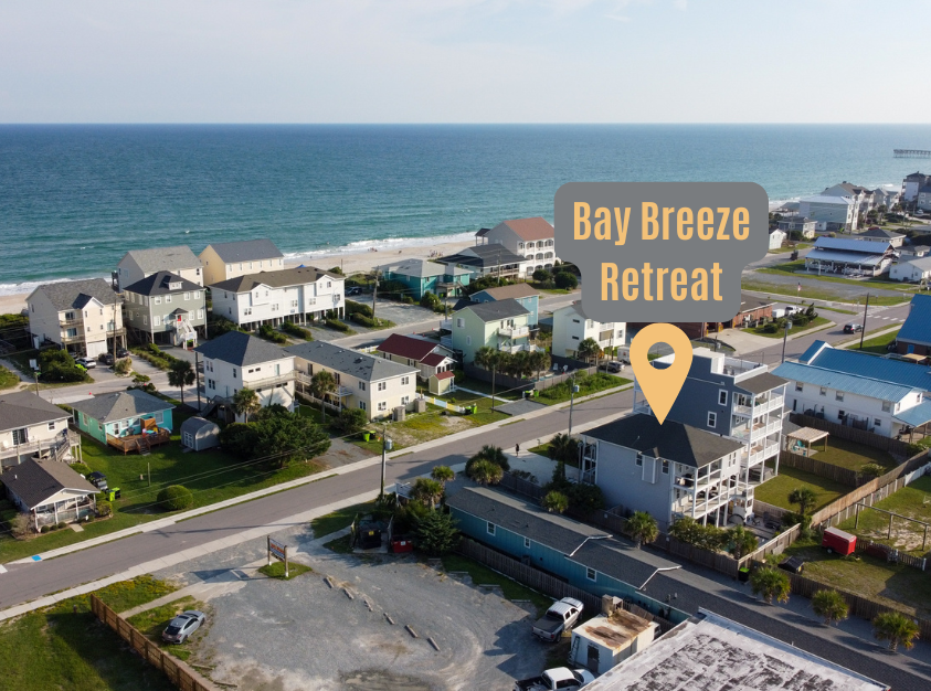 Bay Breeze Retreat just steps from beach access