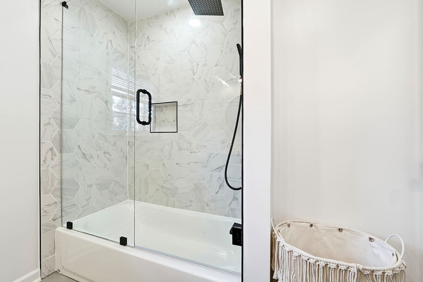 Second Floor Modern Shared Bathroom.