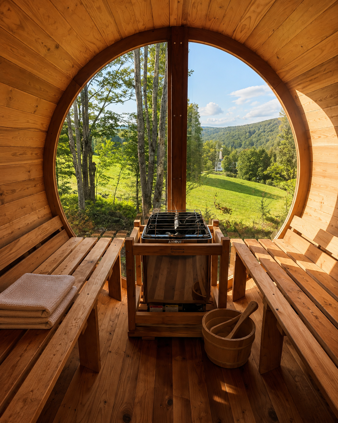 Private sauna at Hirsch Haus