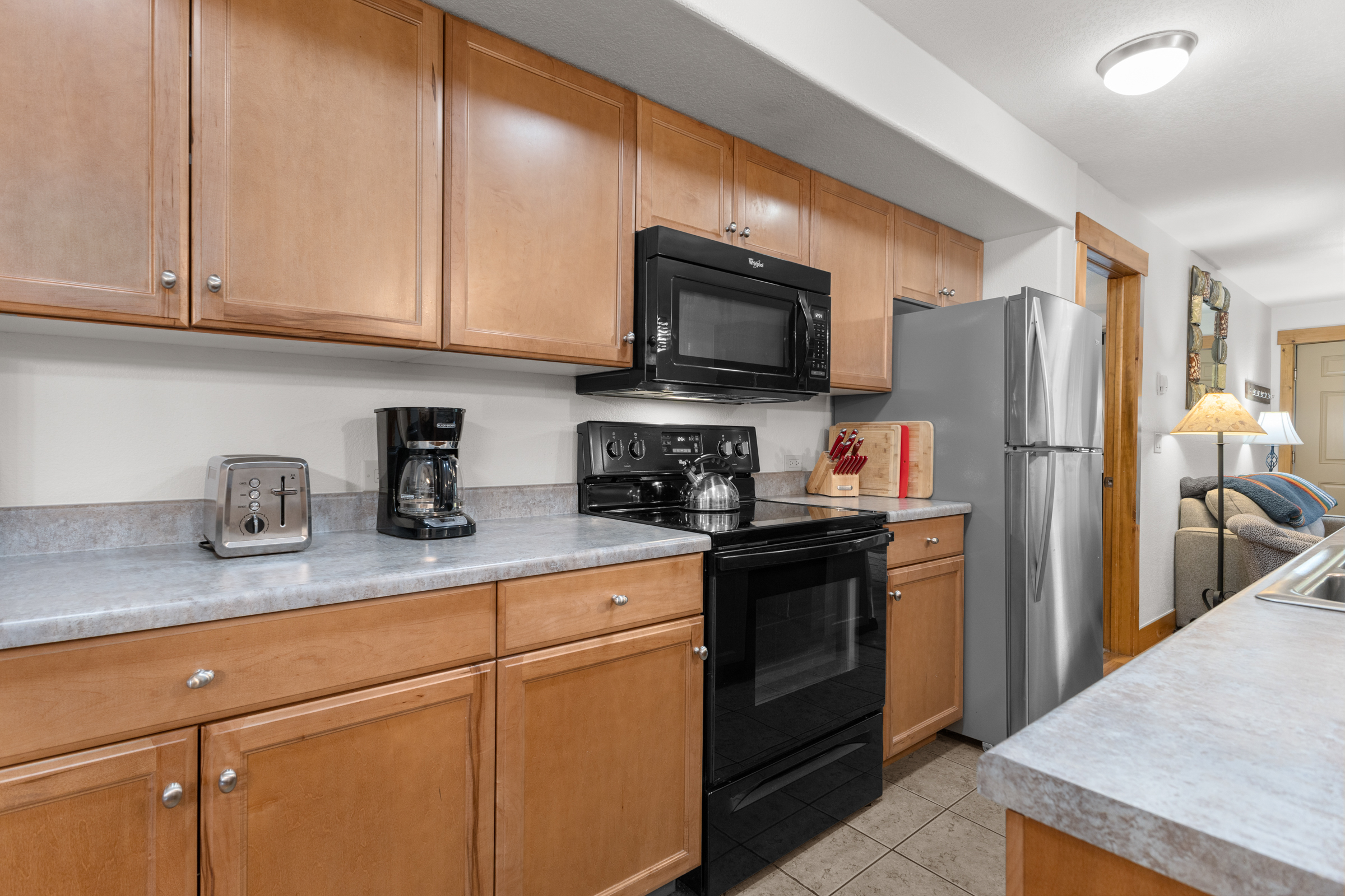 Standard Coffee Maker | Stove | Refrigerator