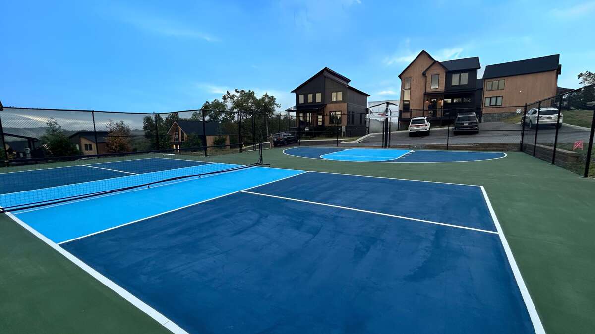 Community Pickleball court and Basketball court