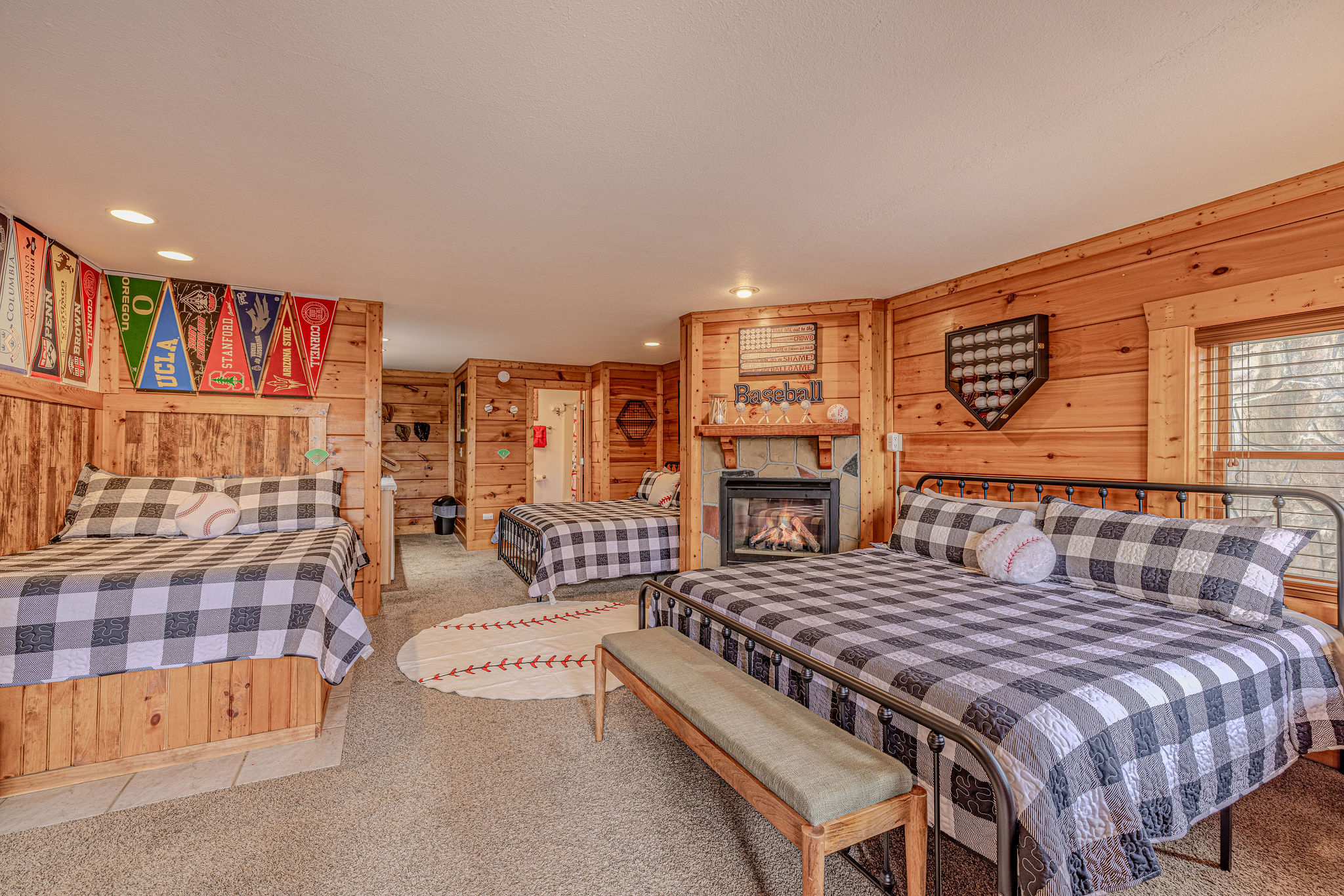 Basement family suite!  2 king beds and a kitchenette!