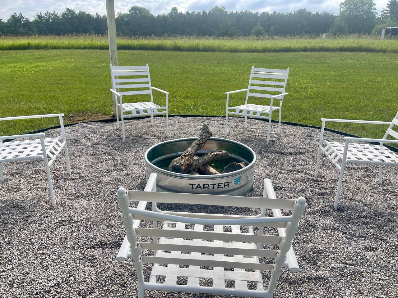 Fire Pit at property available for our guests.