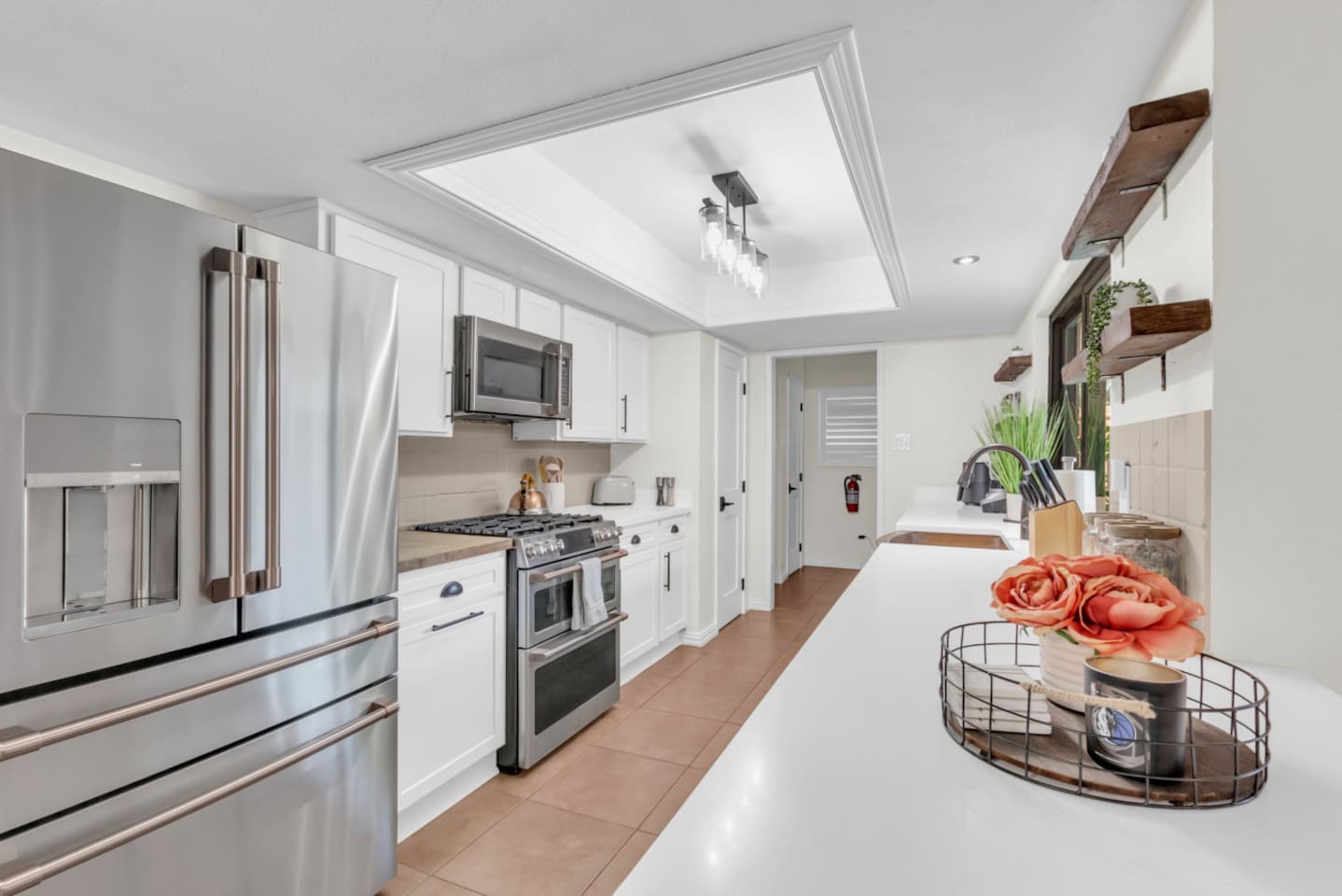 Stunning chef's kitchen! Stocked, styled, and designed for efficient hosting!