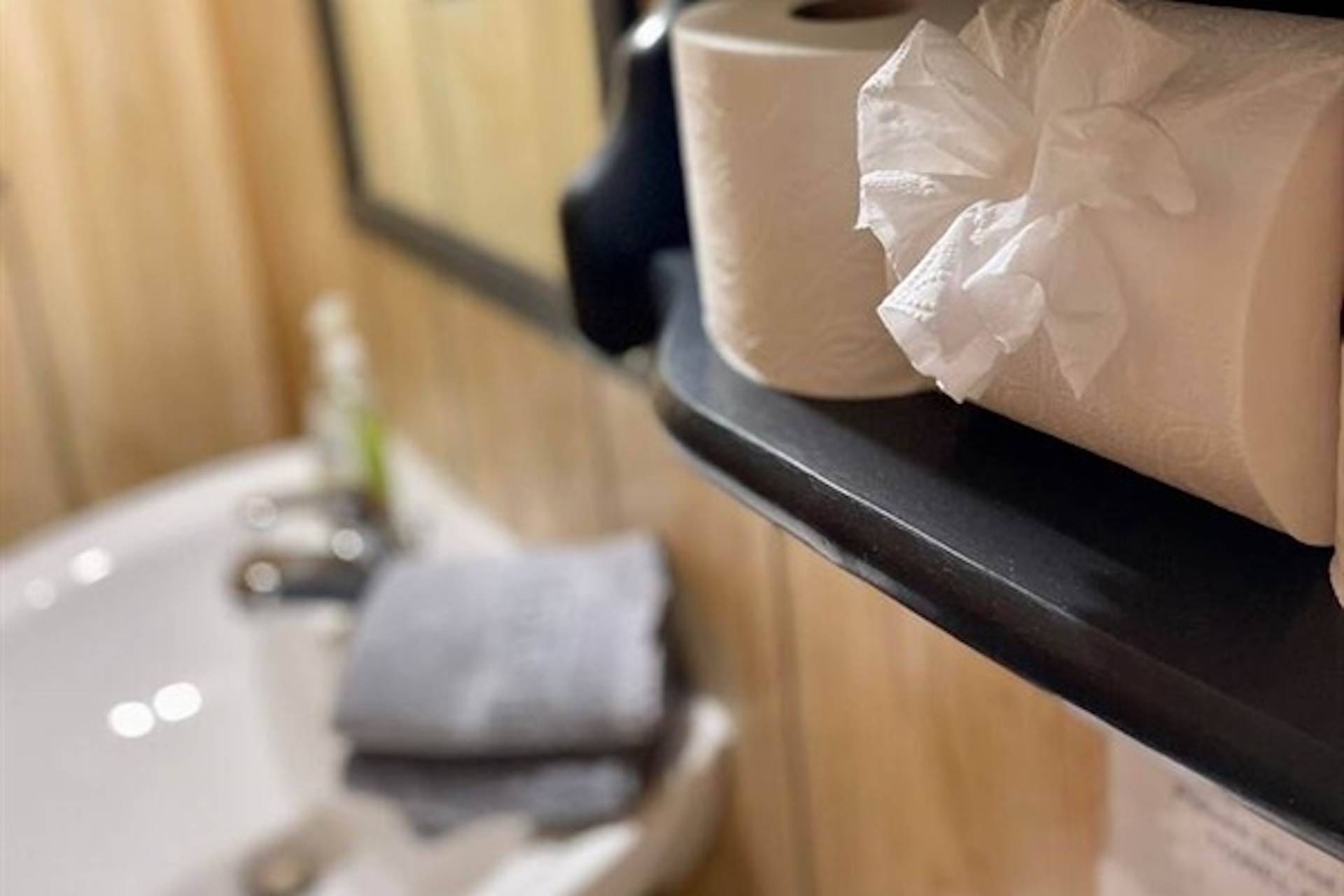 Fresh linens and towels prepared for guests