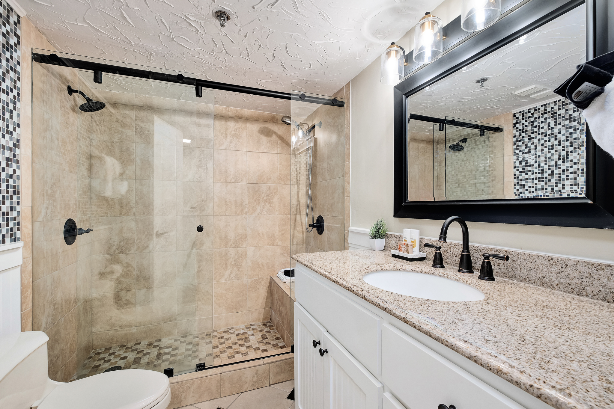 Bathroom #1 - Wash your troubles away in the lovely 3-piece bathroom.