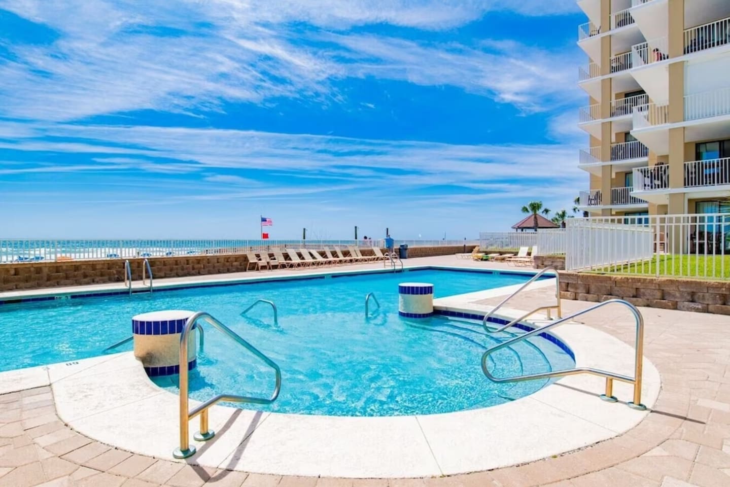 Outdoor pool w/ Lounge Chairs provided