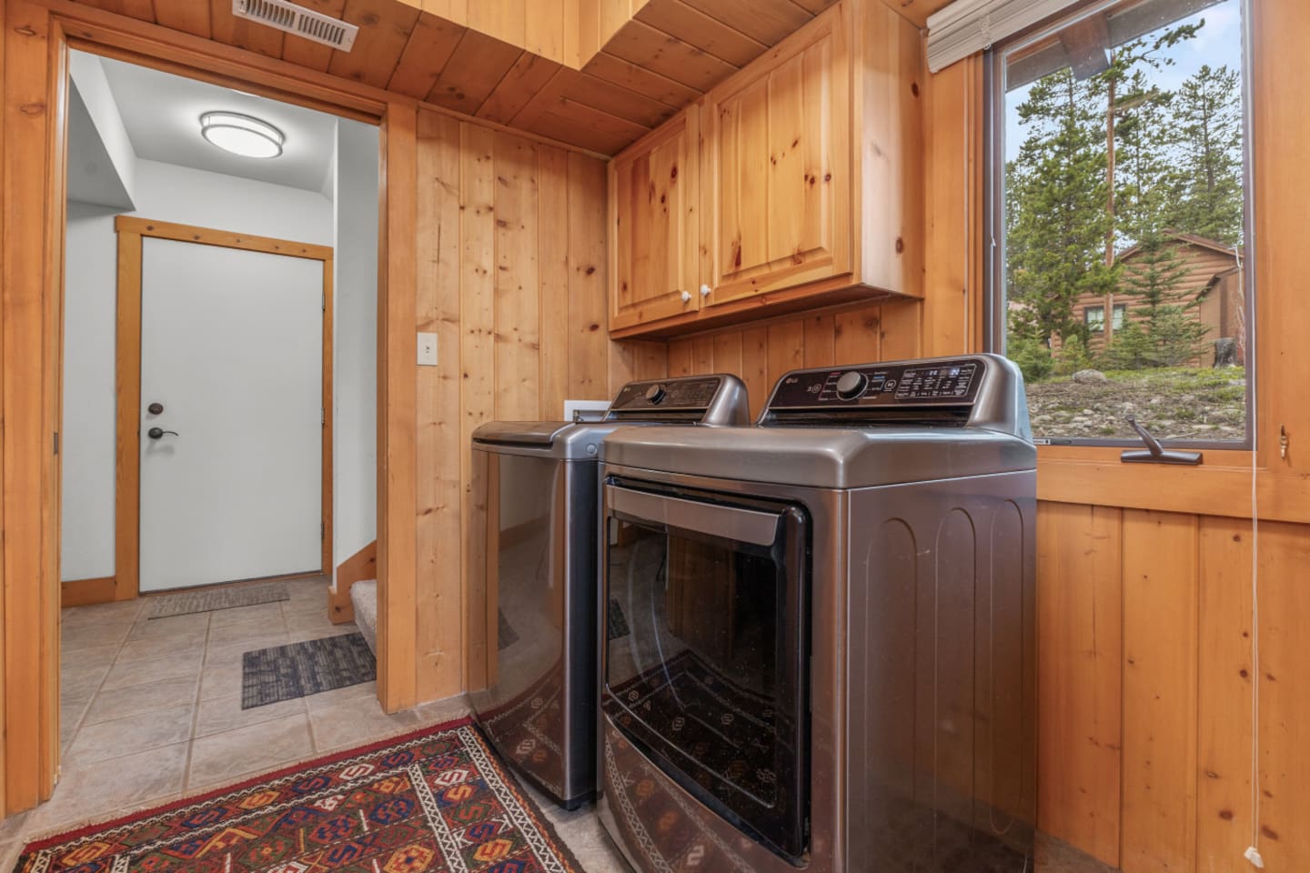 Washer & Dryer on the Main Level outside Bathroom 3