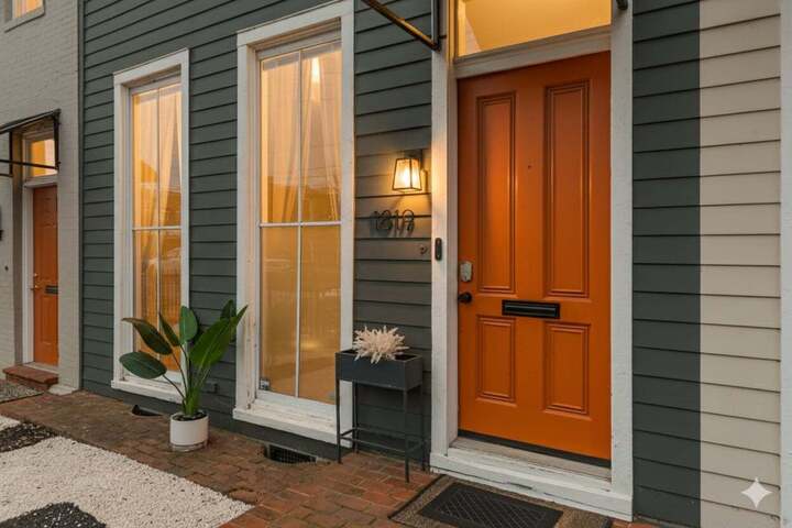 Easy Smartlock access, front and back door.