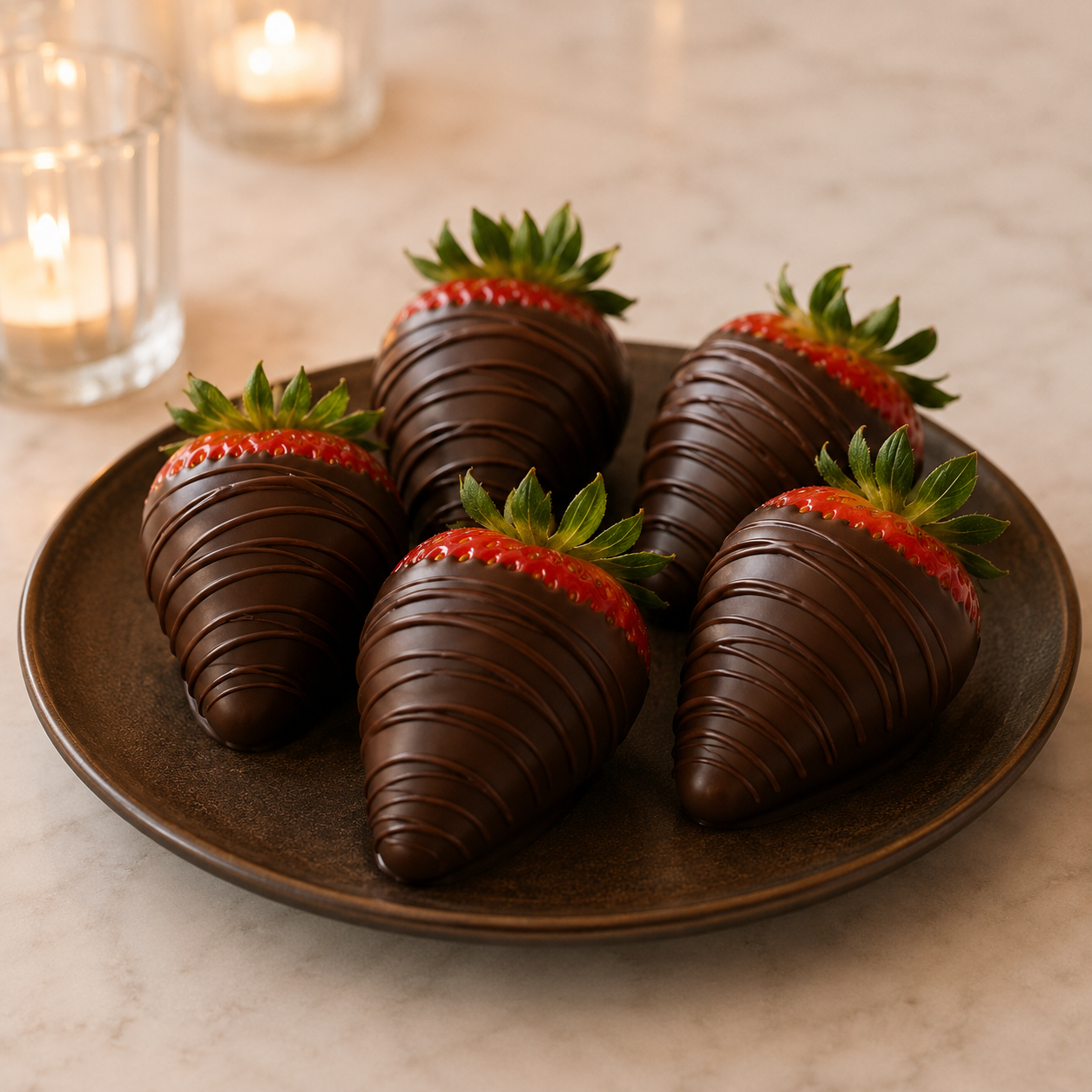 Chocolate-covered strawberries