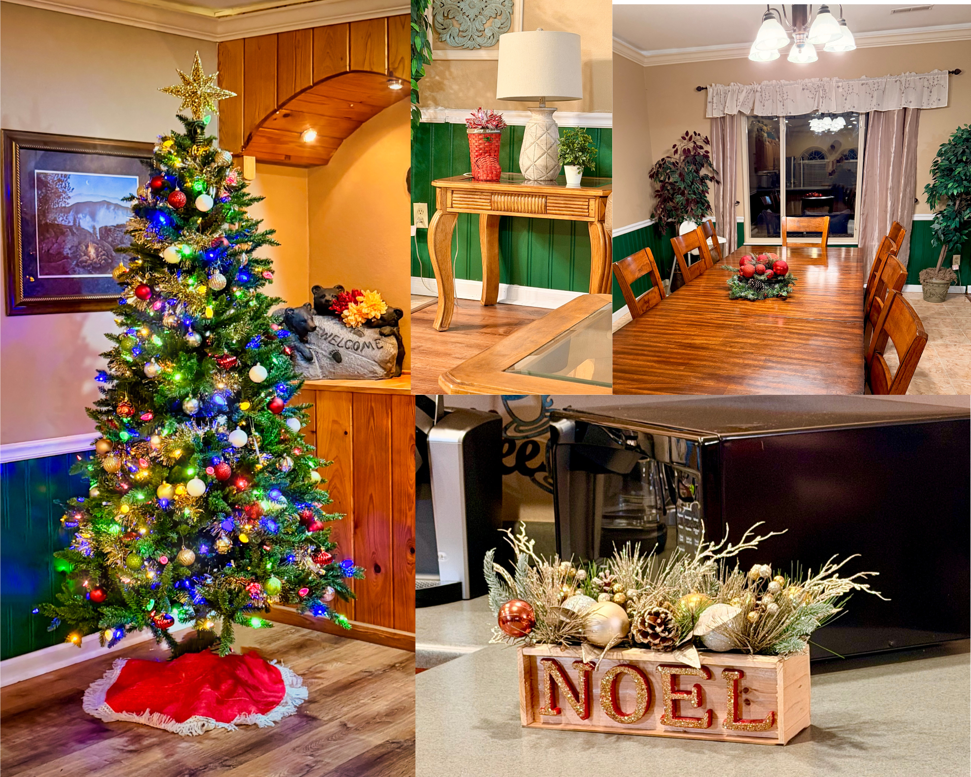 Decorated for holidays