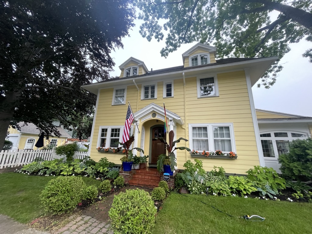 Front of house facing Trafalgar Street