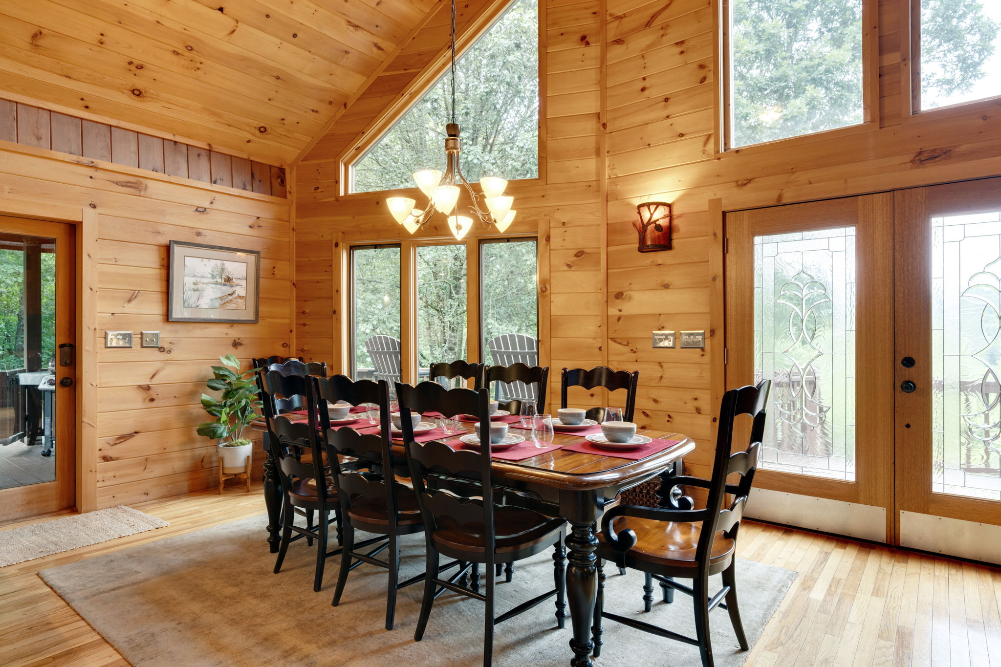 Dining table for family and friends to gather.