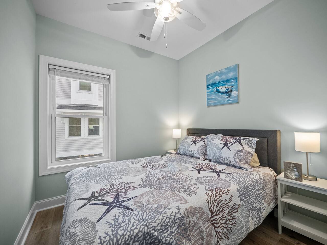 Queen bedroom on first floor