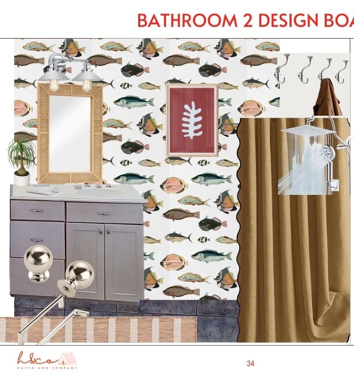 This full bathroom is private bathroom to the main-level Primary Bedroom The Shell Room.