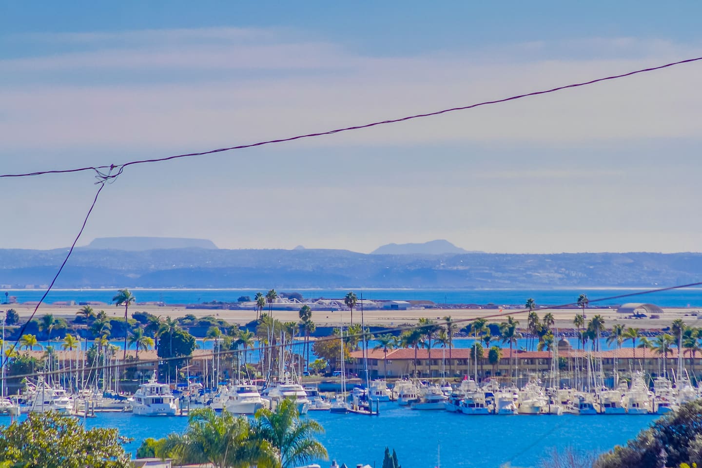 You can easily see Mexico from the deck