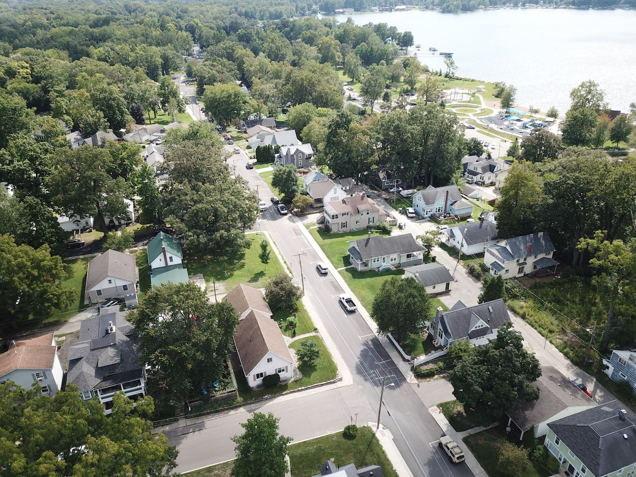 Just a short walk or drive (.3 miles) to beautiful Winona Lake and all that it offers.